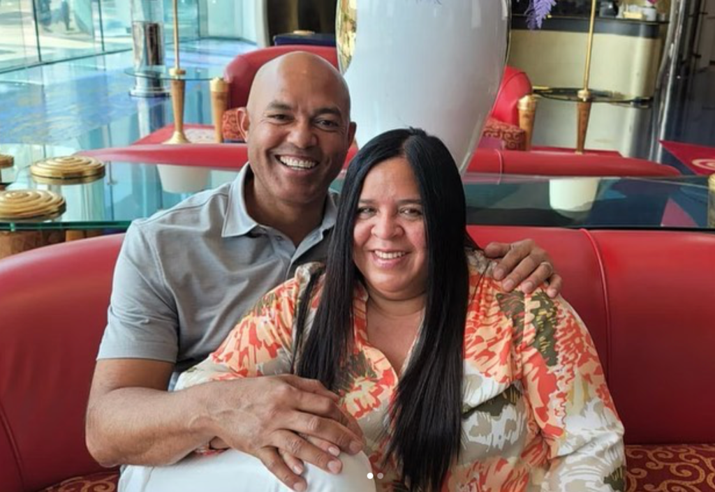 Mariano Rivera and his wife Clara
