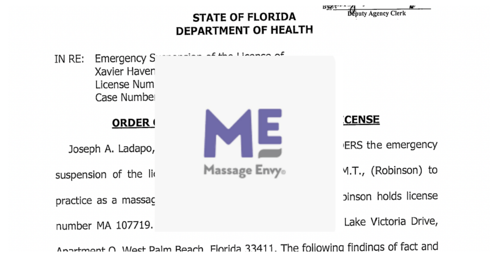 Xavier Robinson Massage Envy